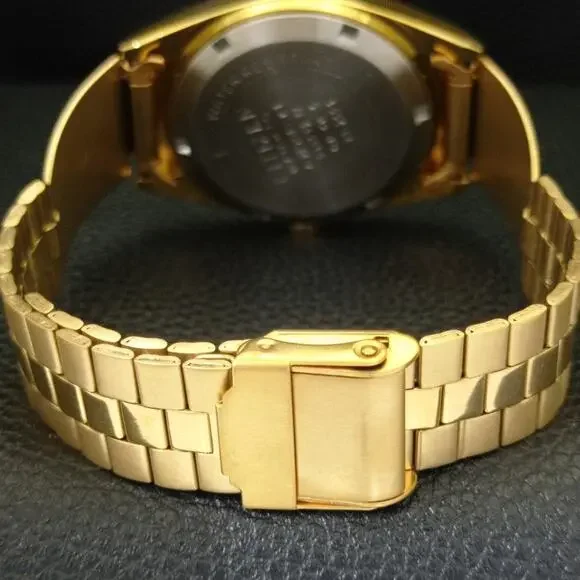 Vintage 1998 Citizen Automatic Mens Gold Watch W/daydate & Silver accents - Picture 2 of 10